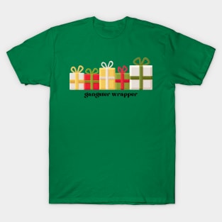 gangster wrapper Christmas presents T-Shirt